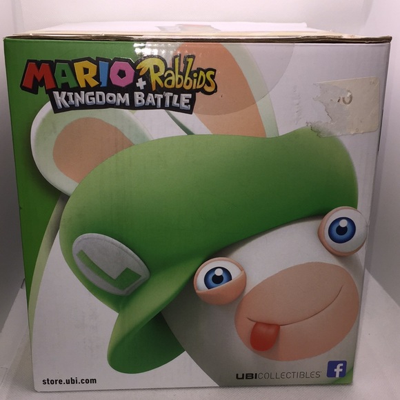 Nintendo Switch Mario Rabbids + Kingdom Battle Full Game + Rabbid Luigi Figurine - Picture 6 of 12